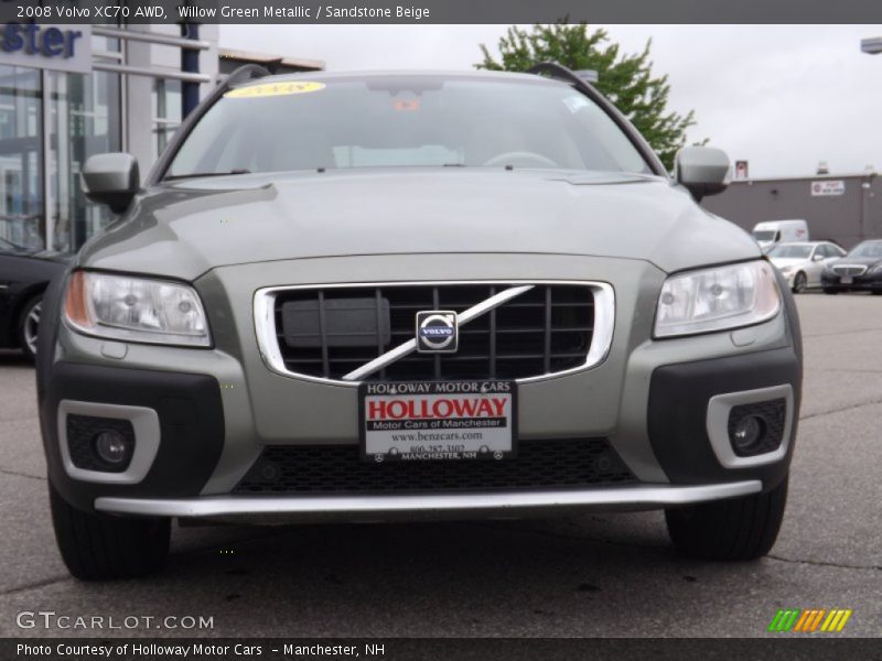 Willow Green Metallic / Sandstone Beige 2008 Volvo XC70 AWD