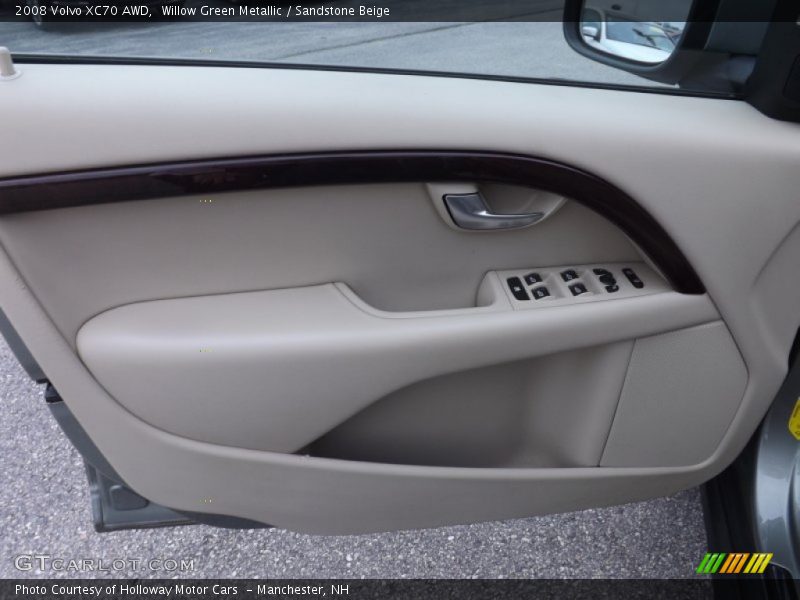 Willow Green Metallic / Sandstone Beige 2008 Volvo XC70 AWD