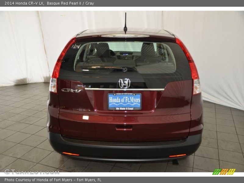 Basque Red Pearl II / Gray 2014 Honda CR-V LX