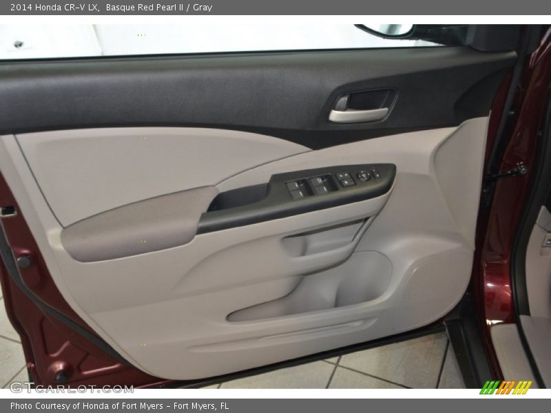 Basque Red Pearl II / Gray 2014 Honda CR-V LX