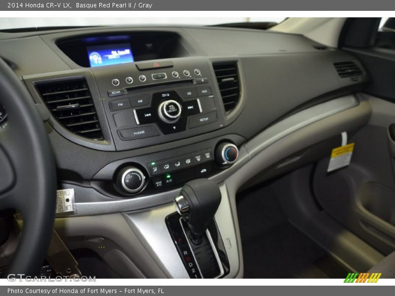 Basque Red Pearl II / Gray 2014 Honda CR-V LX