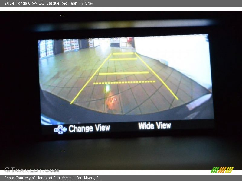 Basque Red Pearl II / Gray 2014 Honda CR-V LX