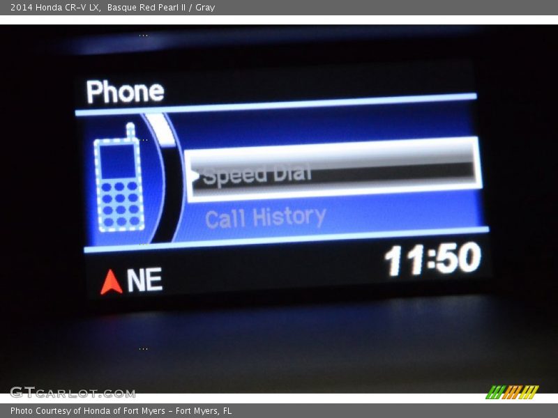 Basque Red Pearl II / Gray 2014 Honda CR-V LX