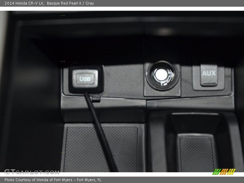 Basque Red Pearl II / Gray 2014 Honda CR-V LX