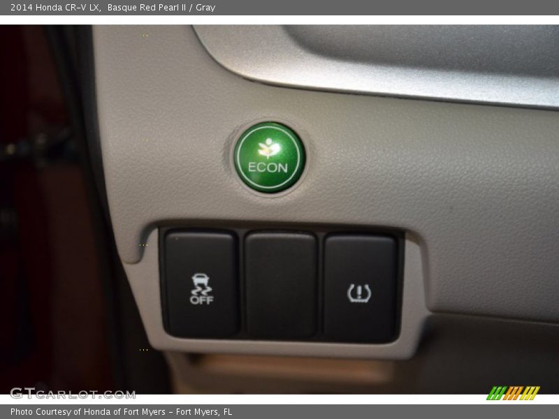 Basque Red Pearl II / Gray 2014 Honda CR-V LX