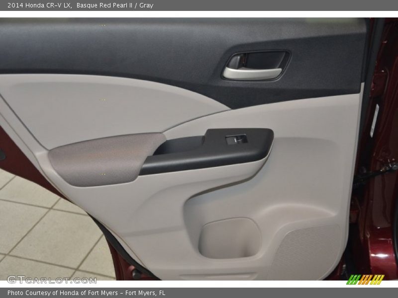 Basque Red Pearl II / Gray 2014 Honda CR-V LX