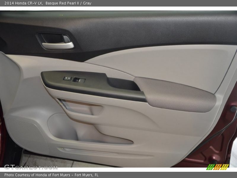 Basque Red Pearl II / Gray 2014 Honda CR-V LX