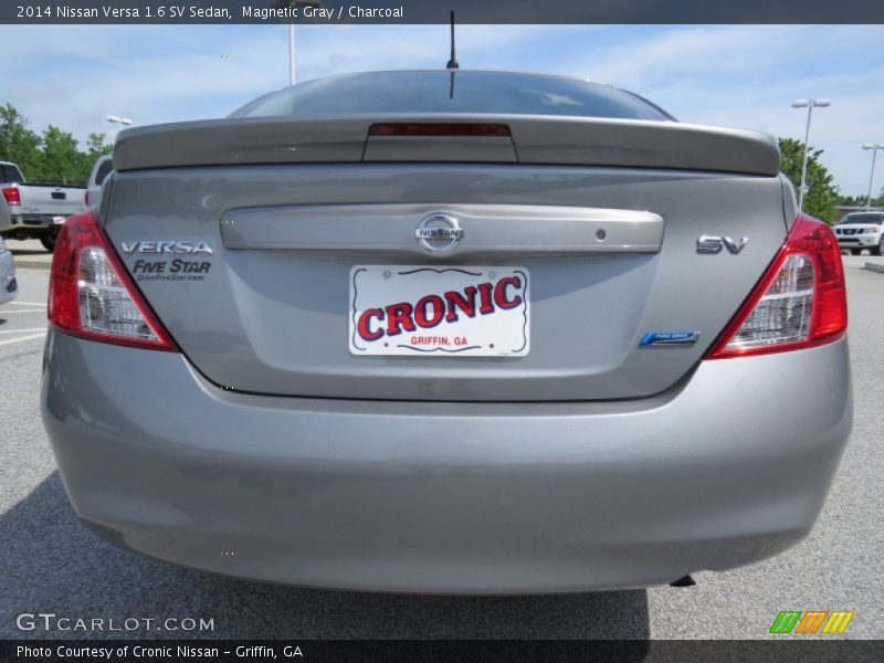 Magnetic Gray / Charcoal 2014 Nissan Versa 1.6 SV Sedan