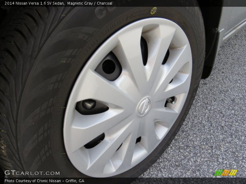 Magnetic Gray / Charcoal 2014 Nissan Versa 1.6 SV Sedan