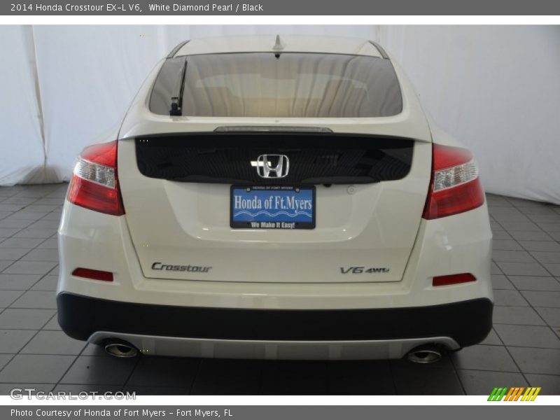 White Diamond Pearl / Black 2014 Honda Crosstour EX-L V6