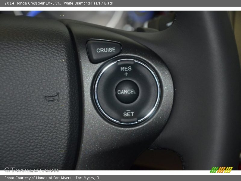 White Diamond Pearl / Black 2014 Honda Crosstour EX-L V6