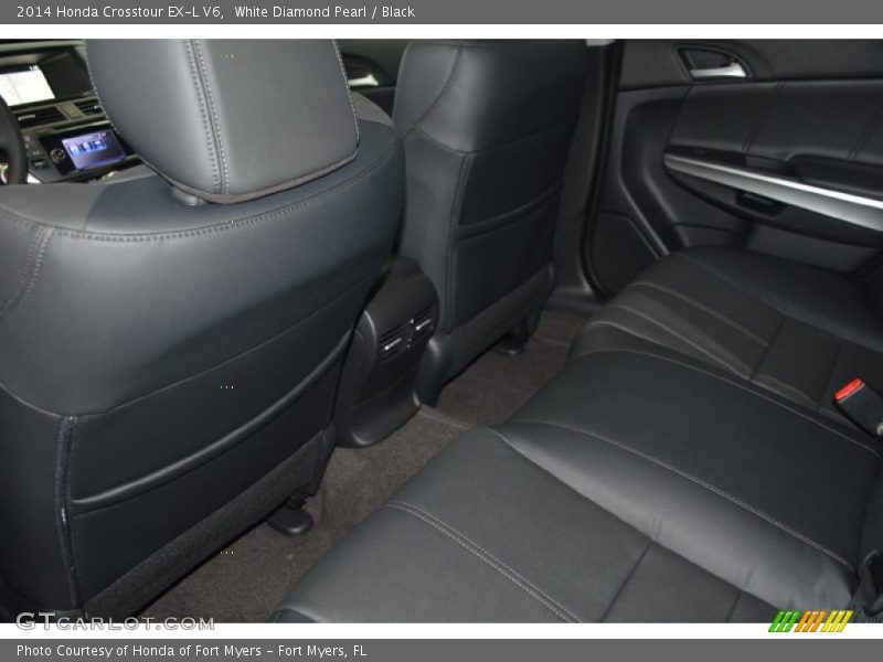 White Diamond Pearl / Black 2014 Honda Crosstour EX-L V6