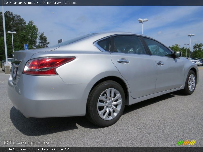 Brilliant Silver / Charcoal 2014 Nissan Altima 2.5