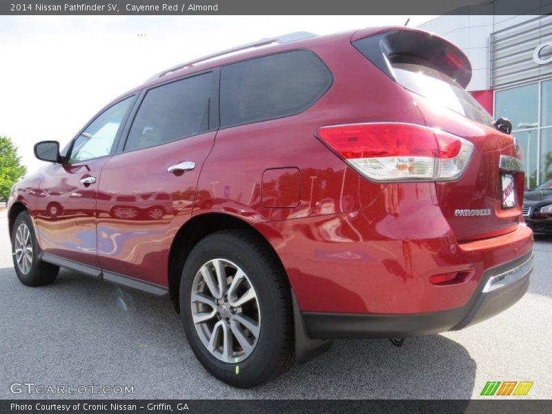 Cayenne Red / Almond 2014 Nissan Pathfinder SV