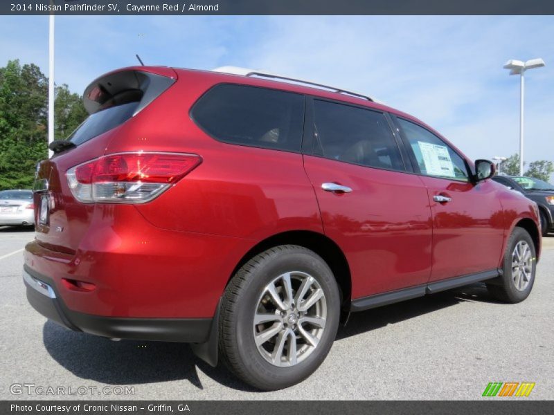 Cayenne Red / Almond 2014 Nissan Pathfinder SV