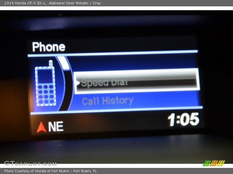 Alabaster Silver Metallic / Gray 2014 Honda CR-V EX-L