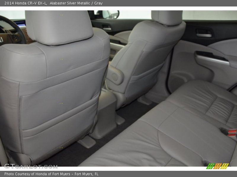 Alabaster Silver Metallic / Gray 2014 Honda CR-V EX-L