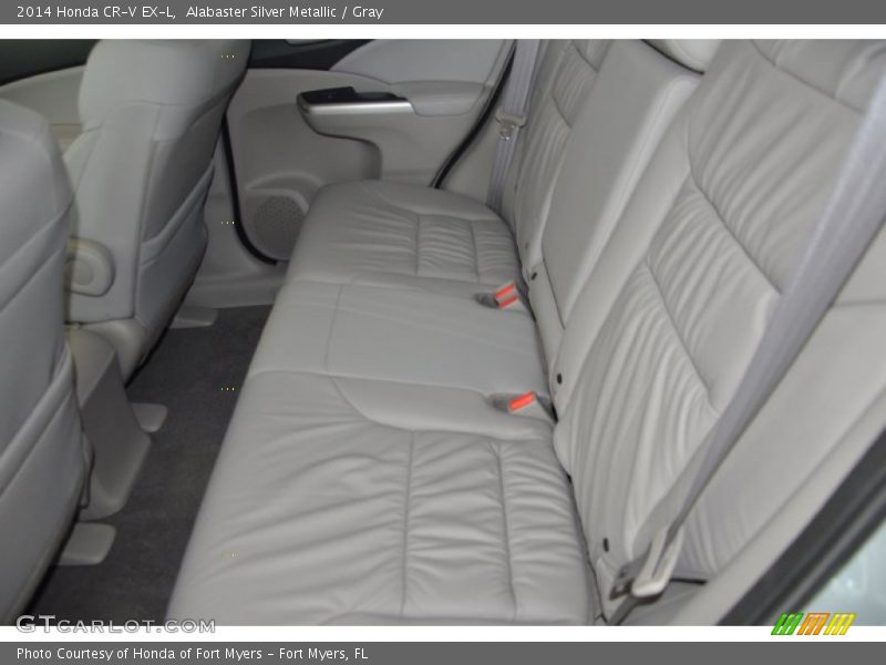 Alabaster Silver Metallic / Gray 2014 Honda CR-V EX-L