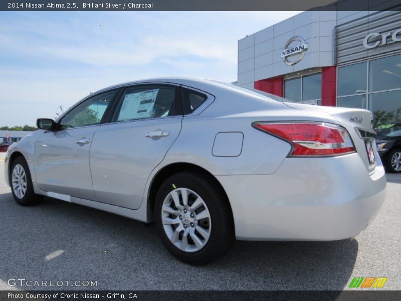 Brilliant Silver / Charcoal 2014 Nissan Altima 2.5