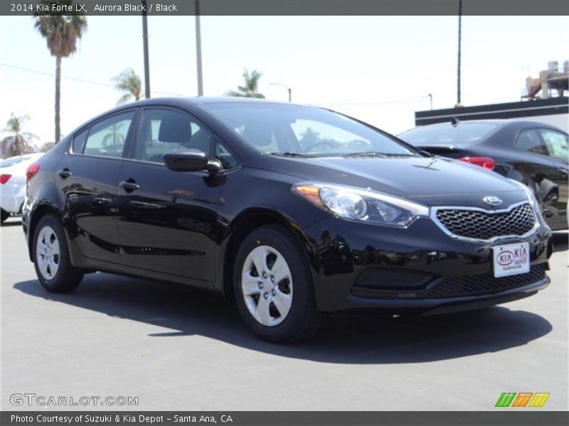 Aurora Black / Black 2014 Kia Forte LX