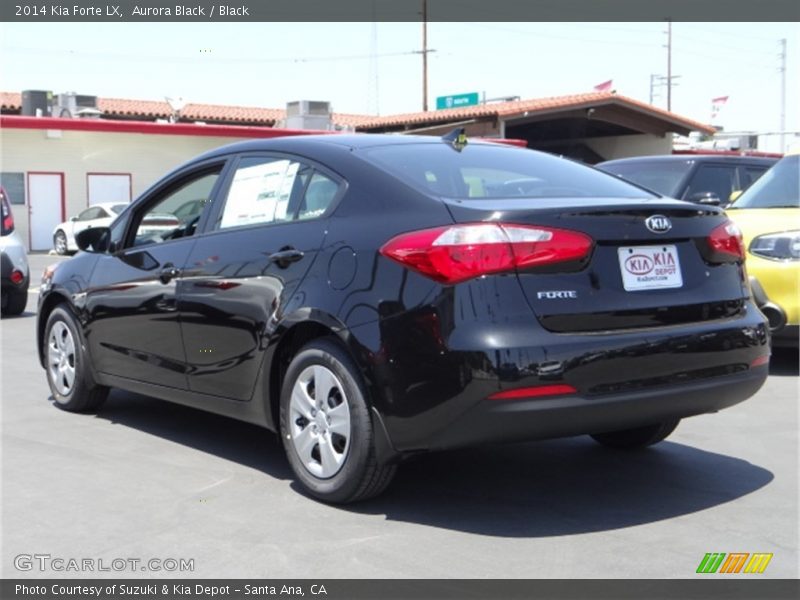 Aurora Black / Black 2014 Kia Forte LX
