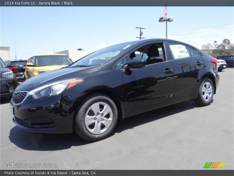 Aurora Black / Black 2014 Kia Forte LX