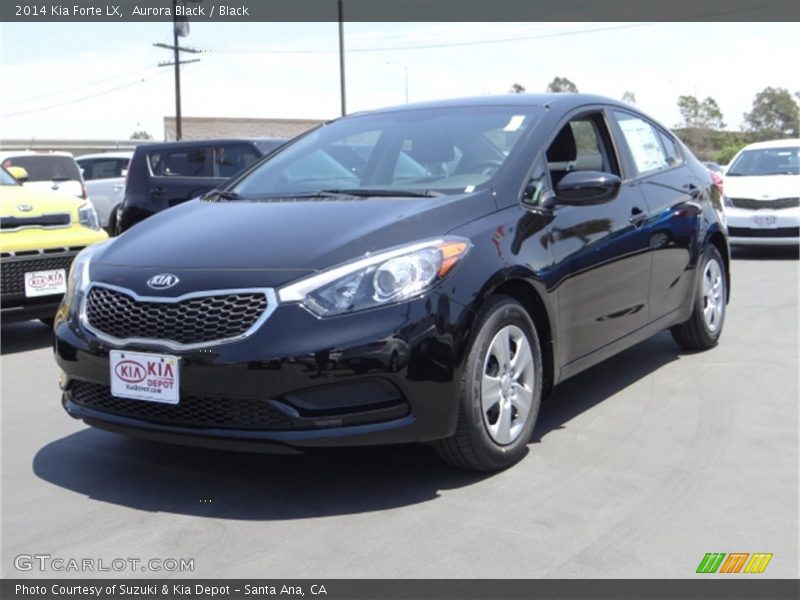 Aurora Black / Black 2014 Kia Forte LX