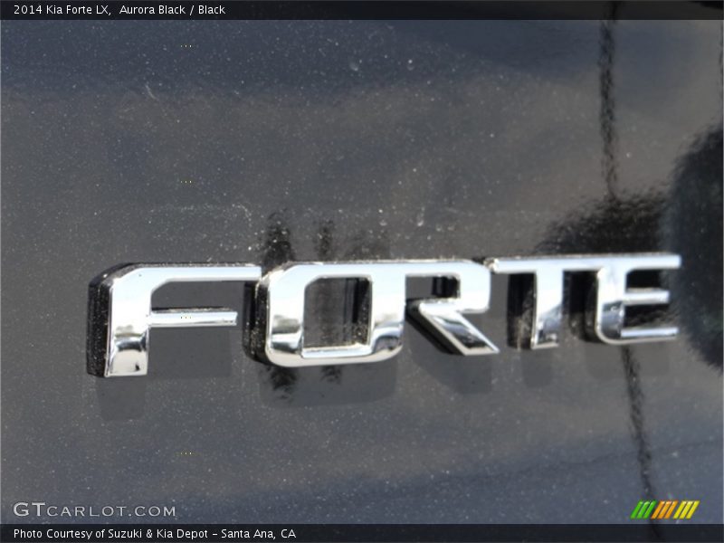 Aurora Black / Black 2014 Kia Forte LX