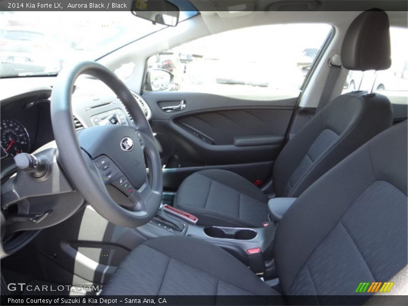 Aurora Black / Black 2014 Kia Forte LX