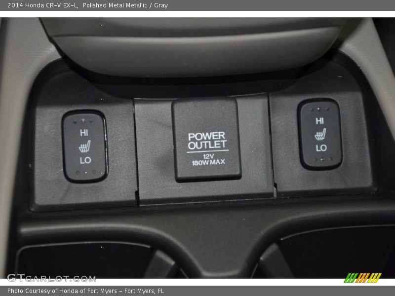 Polished Metal Metallic / Gray 2014 Honda CR-V EX-L