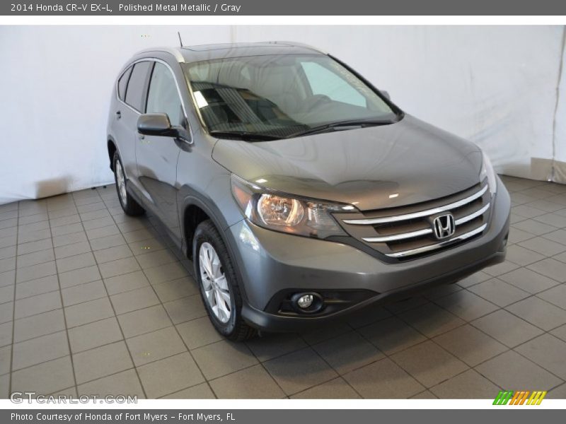 Polished Metal Metallic / Gray 2014 Honda CR-V EX-L