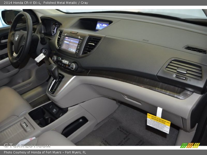 Polished Metal Metallic / Gray 2014 Honda CR-V EX-L