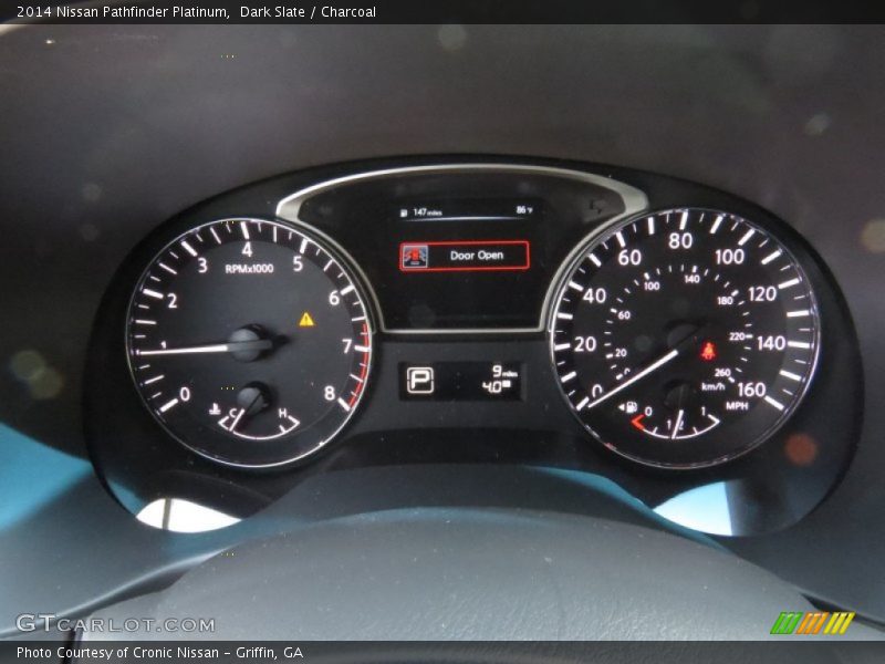 Dark Slate / Charcoal 2014 Nissan Pathfinder Platinum