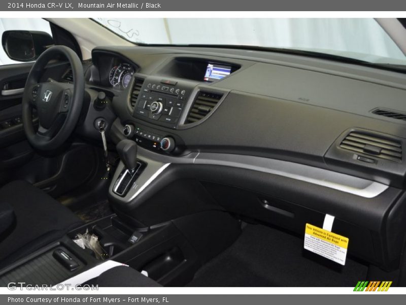 Mountain Air Metallic / Black 2014 Honda CR-V LX