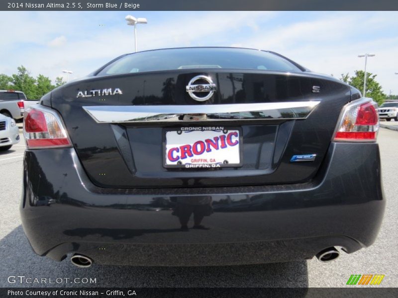 Storm Blue / Beige 2014 Nissan Altima 2.5 S