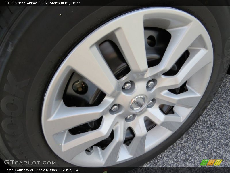 Storm Blue / Beige 2014 Nissan Altima 2.5 S