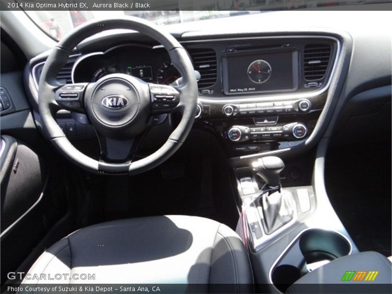 Dashboard of 2014 Optima Hybrid EX
