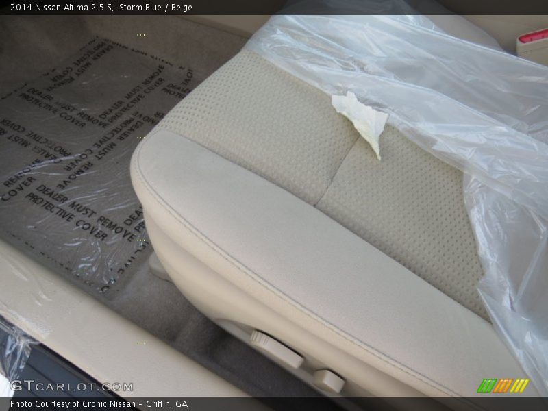 Storm Blue / Beige 2014 Nissan Altima 2.5 S