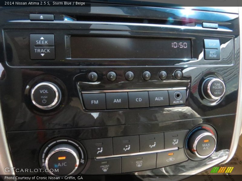 Storm Blue / Beige 2014 Nissan Altima 2.5 S