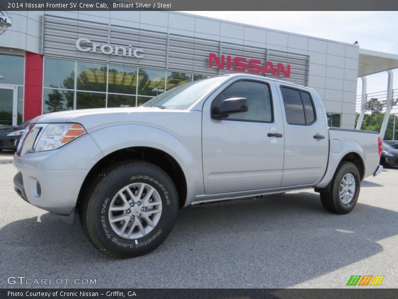 Brilliant Silver / Steel 2014 Nissan Frontier SV Crew Cab