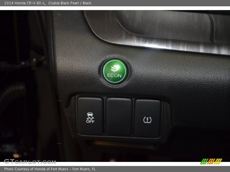 Crystal Black Pearl / Black 2014 Honda CR-V EX-L