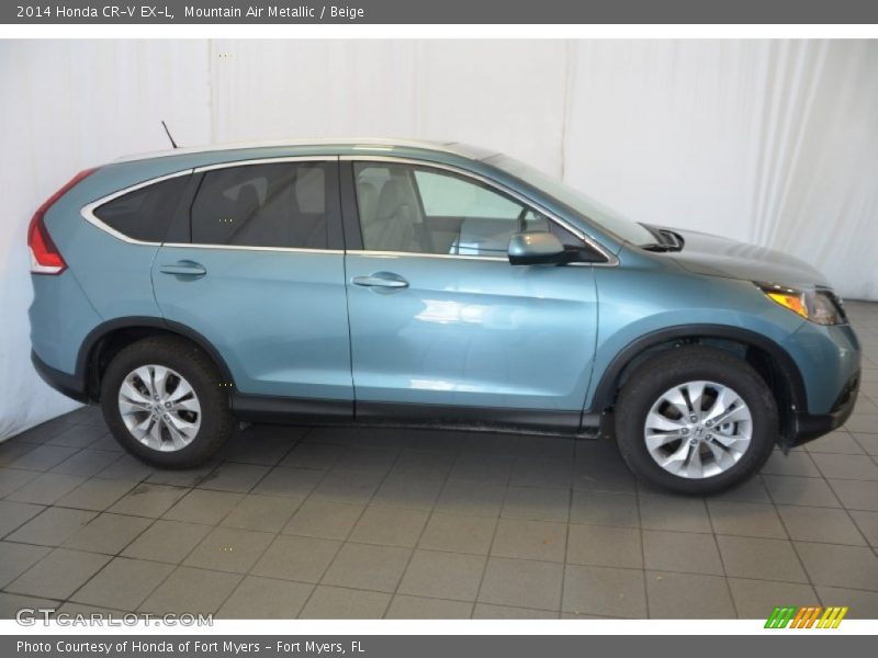 Mountain Air Metallic / Beige 2014 Honda CR-V EX-L
