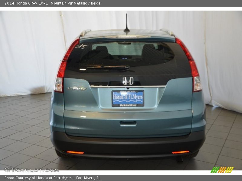 Mountain Air Metallic / Beige 2014 Honda CR-V EX-L