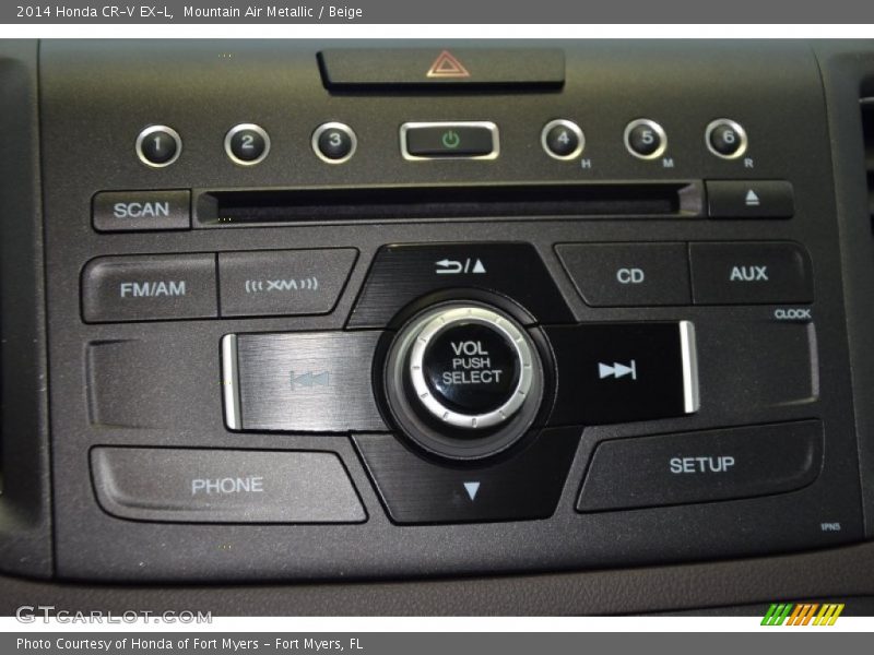 Mountain Air Metallic / Beige 2014 Honda CR-V EX-L