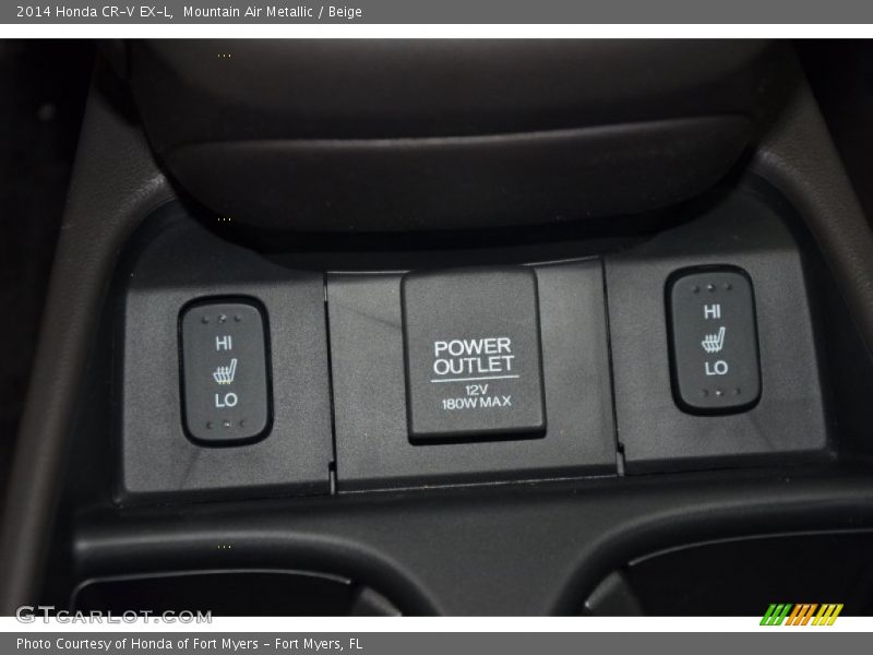 Mountain Air Metallic / Beige 2014 Honda CR-V EX-L