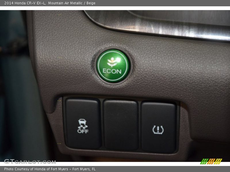 Mountain Air Metallic / Beige 2014 Honda CR-V EX-L