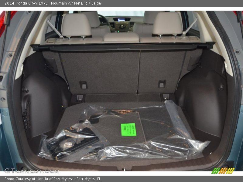 Mountain Air Metallic / Beige 2014 Honda CR-V EX-L