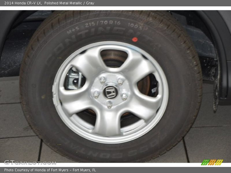 Polished Metal Metallic / Gray 2014 Honda CR-V LX