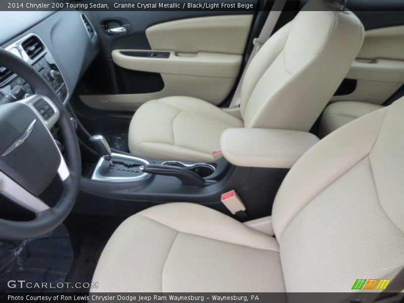 Granite Crystal Metallic / Black/Light Frost Beige 2014 Chrysler 200 Touring Sedan