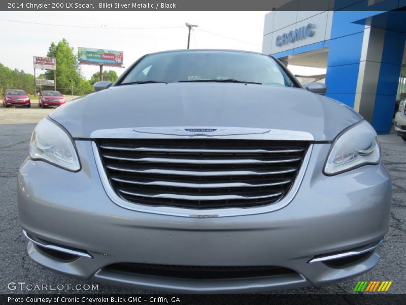 Billet Silver Metallic / Black 2014 Chrysler 200 LX Sedan
